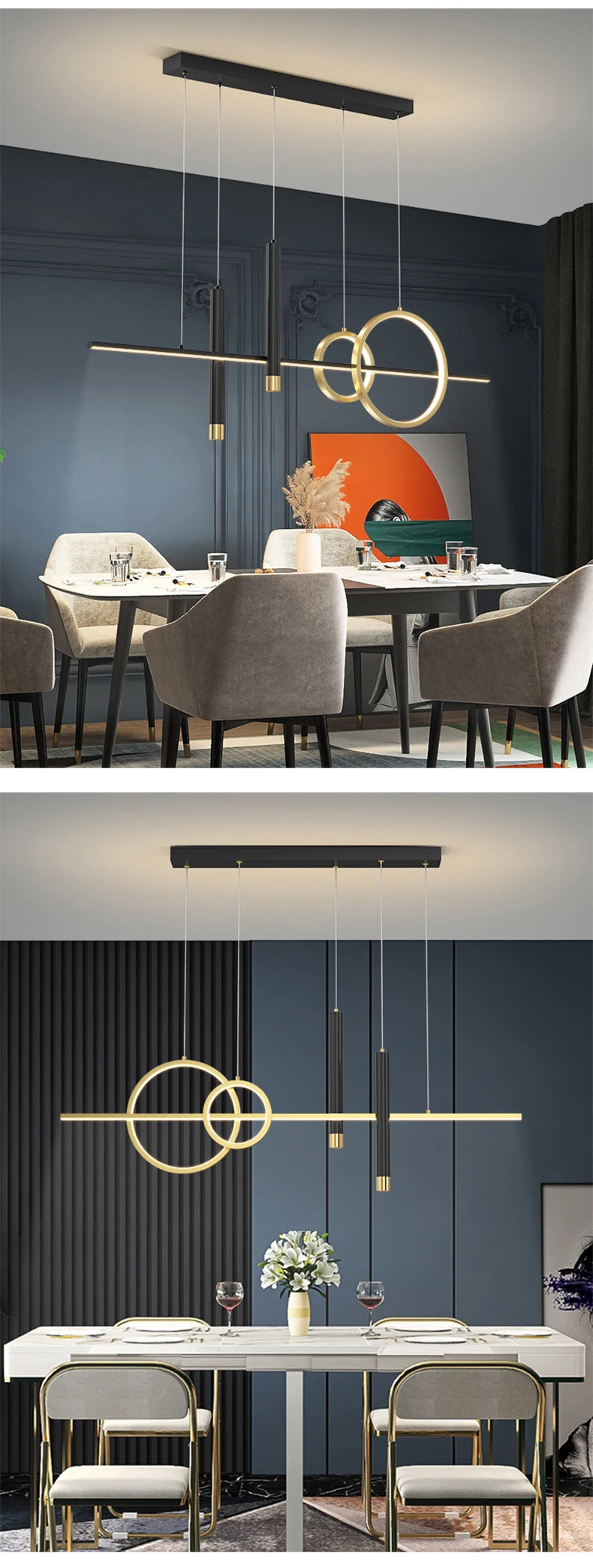 Nordic LED Pendant Lights Dining Table Kitchen Bedroom Foyer Living Room Hotel Restaurant Coffee Hall Studyroom Indoor Home Lamp