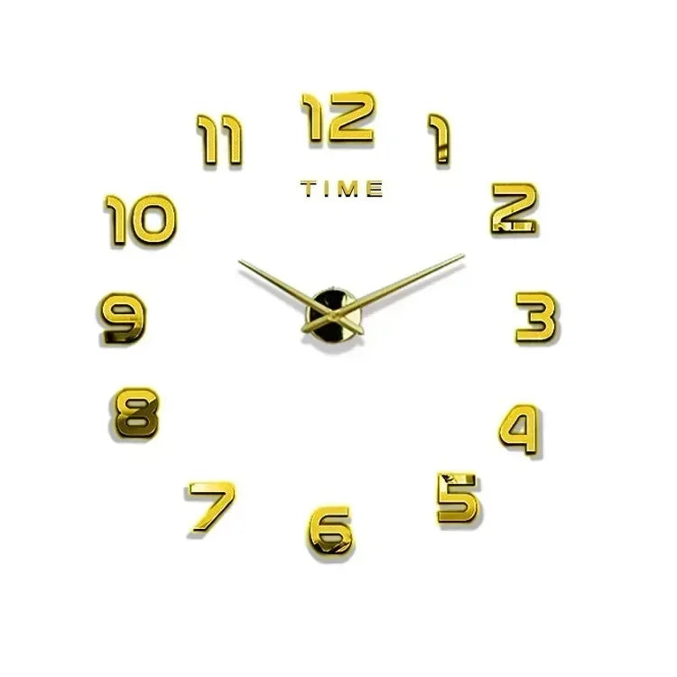 Digital Clock Wall Stickers Needle Decoration Glowing Clocks DIY Bedroom Living Home Quartz Creatives Removable Room Watches