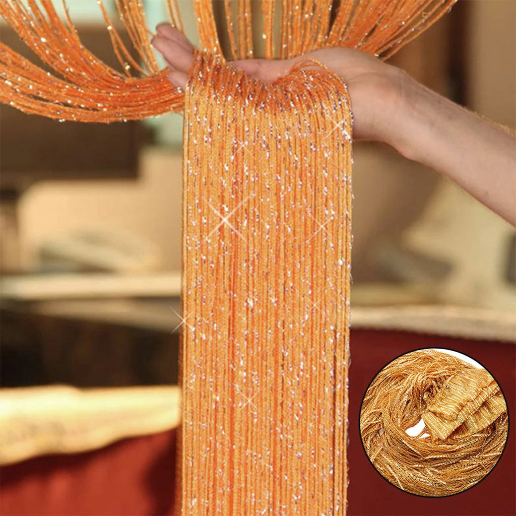 100 x 200cm Door Windows Hanging Beaded Decors Curtain String Summer Fly Insect Screen Tassel Panel Curtains Door Home Decor Hot