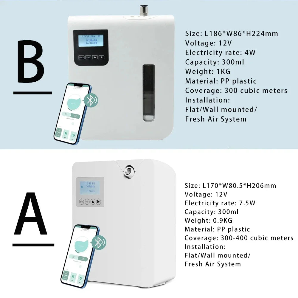Namste WIFI Bluetooth Essential Oil Diffuser Timer Function Aromatic Fragrance Device for Home Hotel Waterless Aroma Diffuser