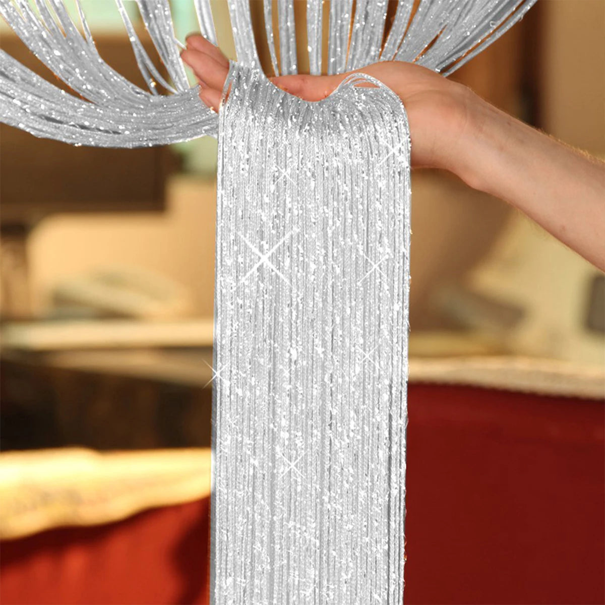 100 x 200cm Door Windows Hanging Beaded Decors Curtain String Summer Fly Insect Screen Tassel Panel Curtains Door Home Decor Hot