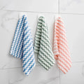 20Pcs Kitchen Wipes Coral Velvet Wave Design Wipes Microfibre Thickened Absorbent Wipes Household Cleaning Cloth Set