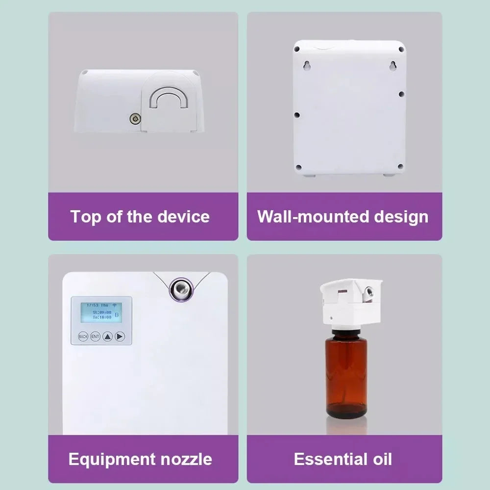 Namste WIFI Bluetooth Essential Oil Diffuser Timer Function Aromatic Fragrance Device for Home Hotel Waterless Aroma Diffuser