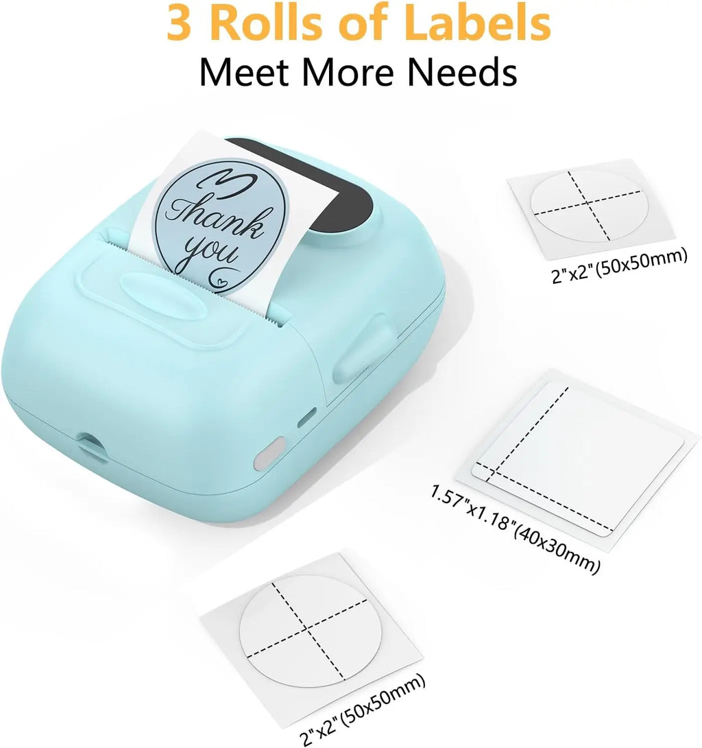 Marklife P50 Portable Thermal Printer Suitable For Small Business Home Office Mini Wireless Label Sticker Machine For Smartphone
