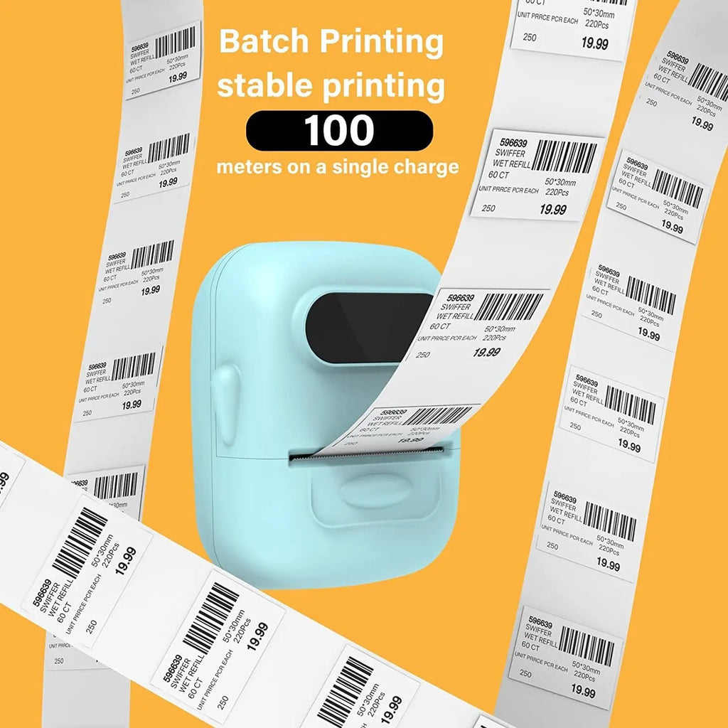 Marklife P50 Portable Thermal Printer Suitable For Small Business Home Office Mini Wireless Label Sticker Machine For Smartphone