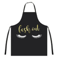 Eyelash Extension Cleaning Art Aprons Sleeveless Home Cook Kitchen Apron Cook Wear Cotton Bibs